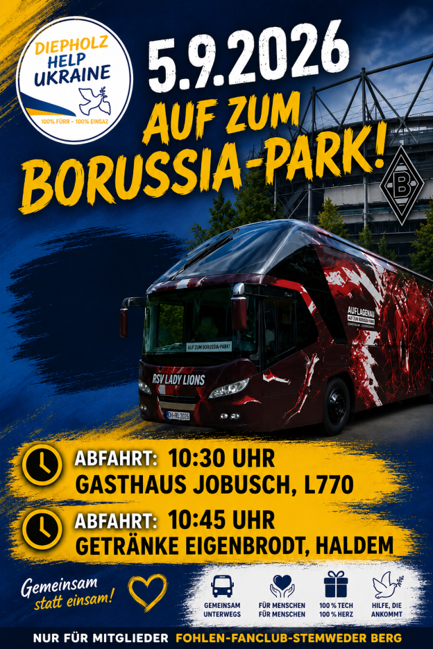 Fahrt in den Borussia-Park